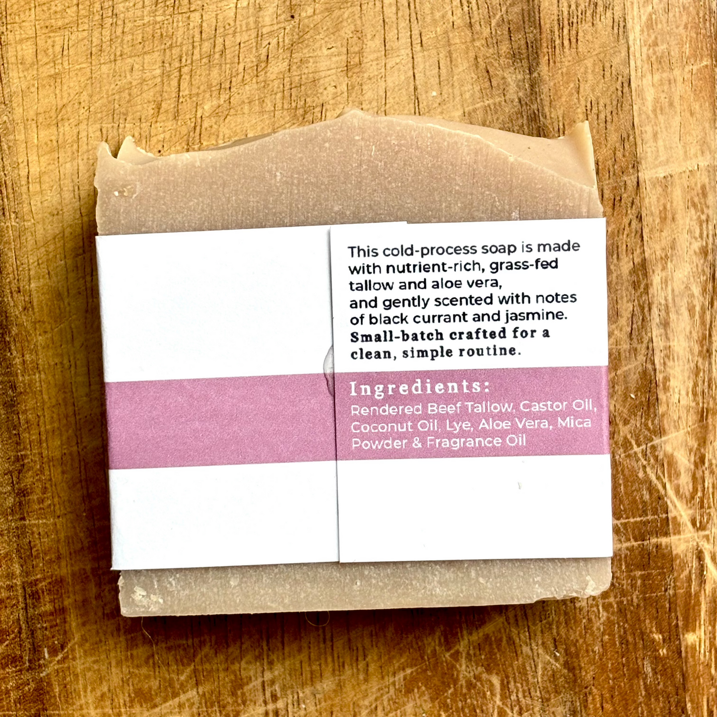 Black Currant & Jasmine Aloe Soap Bar