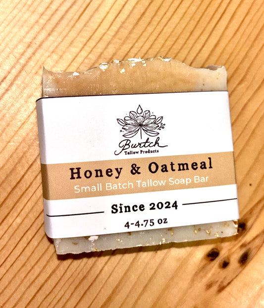 Honey & Oatmeal Soap Bar