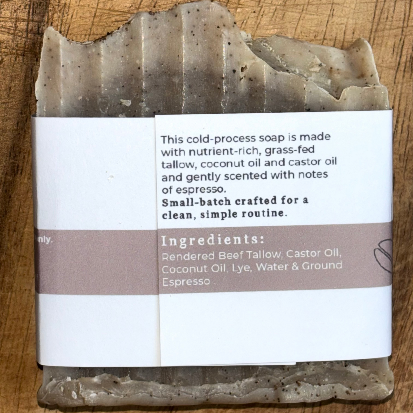 Exfoliating Espresso Soap Bar