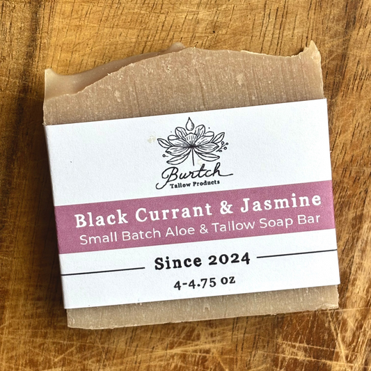 Black Currant & Jasmine Aloe Soap Bar